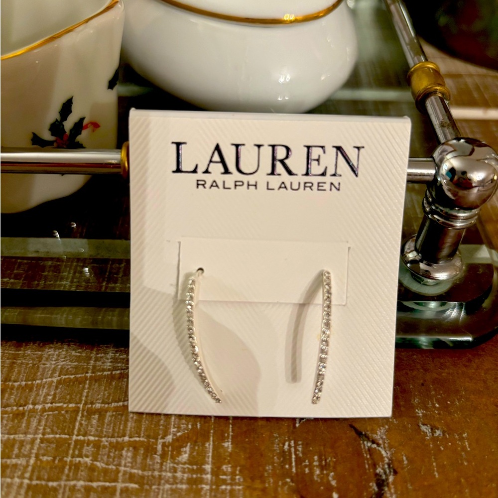 Ralph Lauren thread earrings